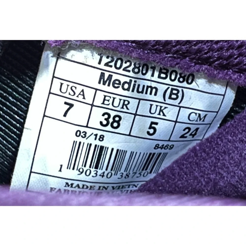 Brooks Pure Grit 7 1202801B080 Womens 7 Running Shoes Black Purple Sneakers‎